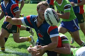AIS Rugby League v Canberra Raiders trial action (Photo's : ourfootymedia)