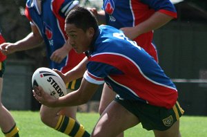 AIS Rugby League v Canberra Raiders trial action (Photo's : ourfootymedia)