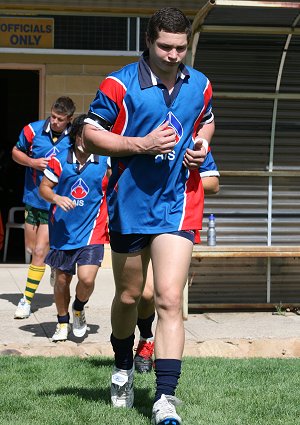 AIS Rugby League v Canberra Raiders trial action (Photo's : ourfootymedia)