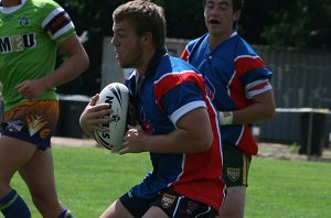 AIS Rugby League v Canberra Raiders trial action (Photo's : ourfootymedia)