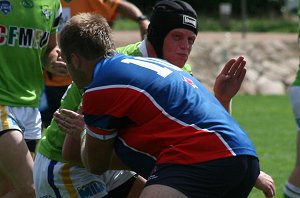 AIS Rugby League v Canberra Raiders trial action (Photo's : ourfootymedia)