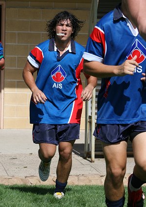 AIS Rugby League v Canberra Raiders trial action (Photo's : ourfootymedia)