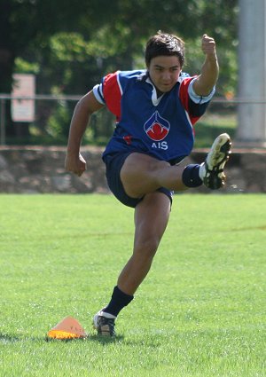 AIS Rugby League v Canberra Raiders trial action (Photo's : ourfootymedia)