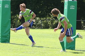 AIS Rugby League v Canberra Raiders trial action (Photo's : ourfootymedia)