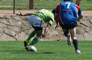 AIS Rugby League v Canberra Raiders trial action (Photo's : ourfootymedia)