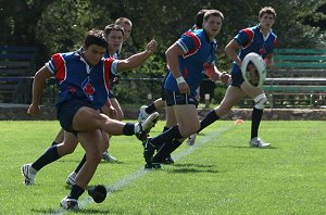 AIS Rugby League v Canberra Raiders trial action (Photo's : ourfootymedia)