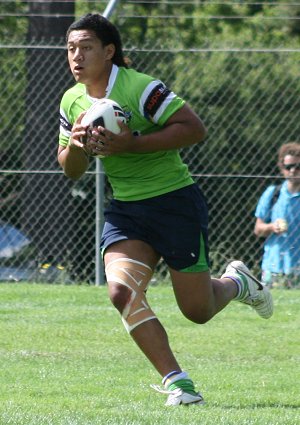 AIS Rugby League v Canberra Raiders trial action (Photo's : ourfootymedia)