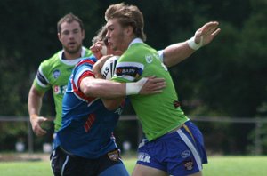 AIS Rugby League v Canberra Raiders trial action (Photo's : ourfootymedia)