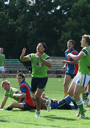 AIS Rugby League v Canberra Raiders trial action (Photo's : ourfootymedia)