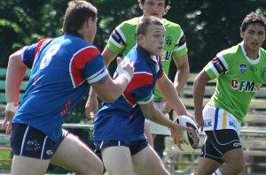 AIS Rugby League v Canberra Raiders trial action (Photo's : ourfootymedia)