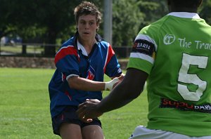 AIS Rugby League v Canberra Raiders trial action (Photo's : ourfootymedia)