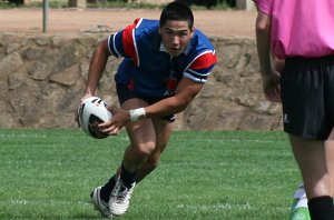 AIS Rugby League v Canberra Raiders trial action (Photo's : ourfootymedia)