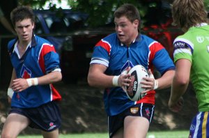 AIS Rugby League v Canberra Raiders trial action (Photo's : ourfootymedia)