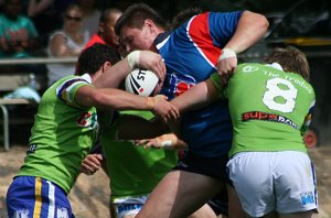AIS Rugby League v Canberra Raiders trial action (Photo's : ourfootymedia)