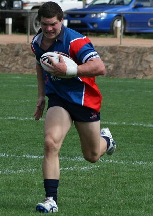 AIS Rugby League v Canberra Raiders trial action (Photo's : ourfootymedia)