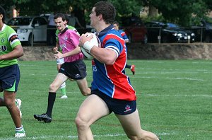 AIS Rugby League v Canberra Raiders trial action (Photo's : ourfootymedia)