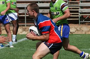 AIS Rugby League v Canberra Raiders trial action (Photo's : ourfootymedia)
