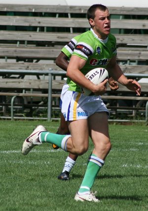 AIS Rugby League v Canberra Raiders trial action (Photo's : ourfootymedia)