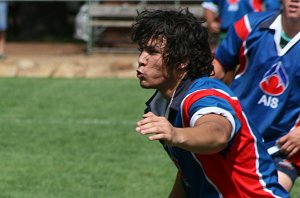 AIS Rugby League v Canberra Raiders trial action (Photo's : ourfootymedia)