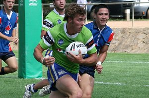 AIS Rugby League v Canberra Raiders trial action (Photo's : ourfootymedia)