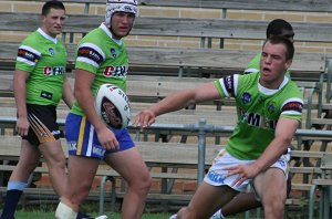 AIS Rugby League v Canberra Raiders trial action (Photo's : ourfootymedia)