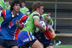AIS Rugby League v Canberra Raiders trial action (Photo's : ourfootymedia)