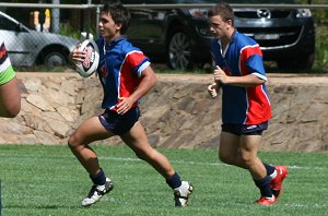 AIS Rugby League v Canberra Raiders trial action (Photo's : ourfootymedia)
