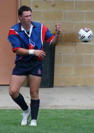 AIS Rugby League v Canberra Raiders trial action (Photo's : ourfootymedia)