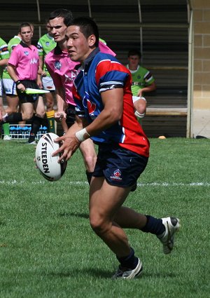 AIS Rugby League v Canberra Raiders trial action (Photo's : ourfootymedia)