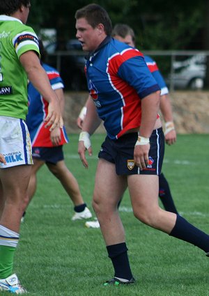 AIS Rugby League v Canberra Raiders trial action (Photo's : ourfootymedia)
