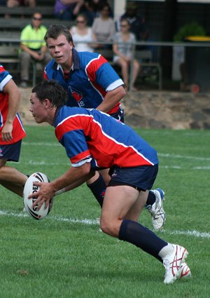 AIS Rugby League v Canberra Raiders trial action (Photo's : ourfootymedia)