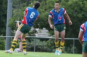 AIS Rugby League v Canberra Raiders trial action (Photo's : ourfootymedia)
