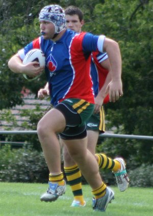 AIS Rugby League v Canberra Raiders trial action (Photo's : ourfootymedia)