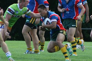 AIS Rugby League v Canberra Raiders trial action (Photo's : ourfootymedia)