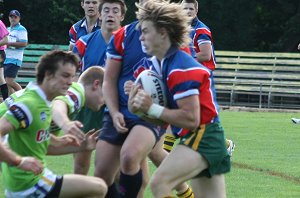 AIS Rugby League v Canberra Raiders trial action (Photo's : ourfootymedia)