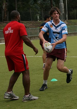 AIS Rugby League - wednesday's training session (Photo's : ourfootymedia)