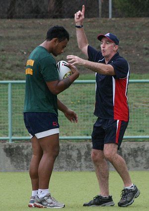 AIS Rugby League - wednesday's training session (Photo's : ourfootymedia)