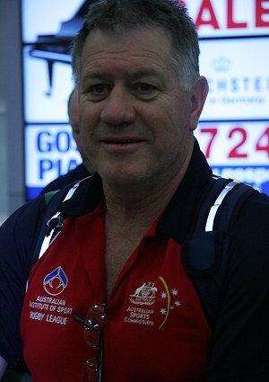 Mr. Garry Bobbtti assistant coach and Illawarra Furniture Shop Owner (Photo : OurFootyMedia)