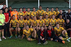 2013 AIS Team for the 1st Game of the Tour v's the South Coast U18's (Photo : Bill Phillips / DiGiSPORT / OurFootyMedia) 