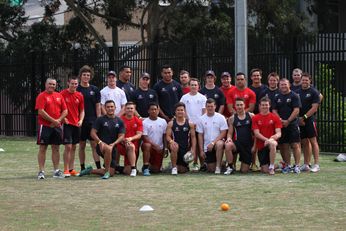 AIS rugby league squad training before their NZ tour (Photo : steve monty / OurFootyMedia) 