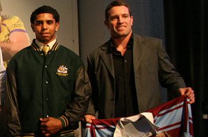 Albert Kelly with Danny Buderus ( Photo's : ourfooty media ) 