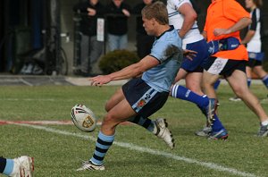 Jacob Miller clears the ball - ASSRL DAY 1 aCTioN NSW CHS v NSW CCC (Photo's : ourfootymedia)