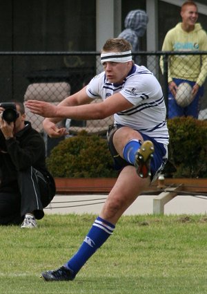 Blake Austin kicks the goals - ASSRL under 18's Day 2 ACTION - NSW CCC v QSSRL (Photo's : steve montgomery / ourfooty media)