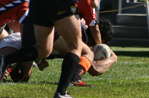 ASSRL's Sam Davey Plate Final ACTioN Victoria v NT (Photo : ourfootymedia)