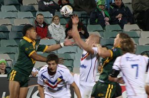 AUSTRALIAN SCHOOLBOYS v GBC U18 YOUNG LIONS 1st Test 2009 ACTION (Photo's : ourfootymedia)