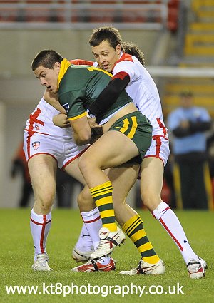 Paul Carter gets tackled 