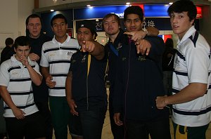 Australian Schoolboys arrive home (Photo : ourfootymedia) 