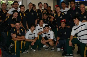 Australian Schoolboys arrive home (Photo : ourfootymedia) 