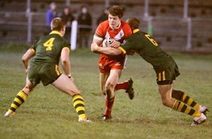 Wales run the footy