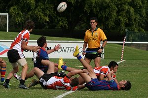 ASSRL 2010 day 1 U 18 action NT v SA (Photo : ourfootymedia)